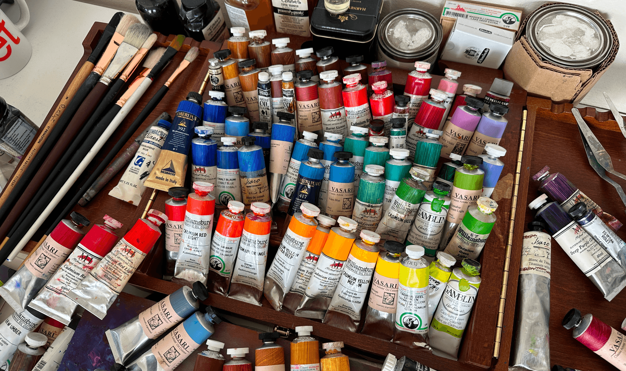 paint tubes