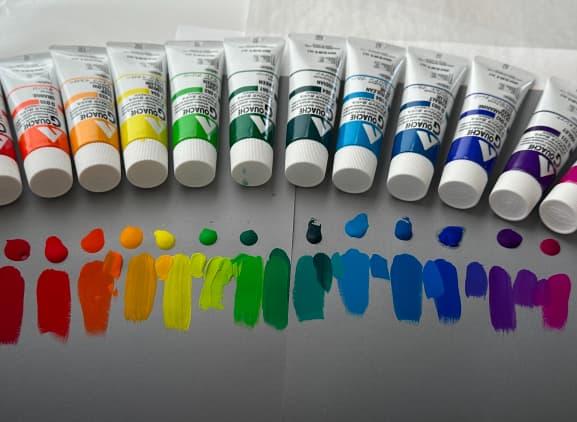 Acrylic Gouache paints