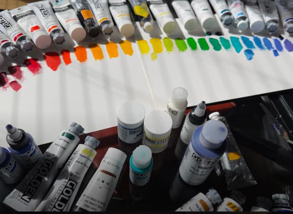 Acrylic paints