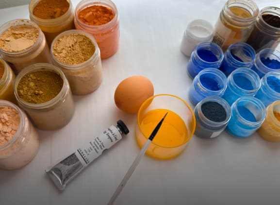 Egg Tempera paints