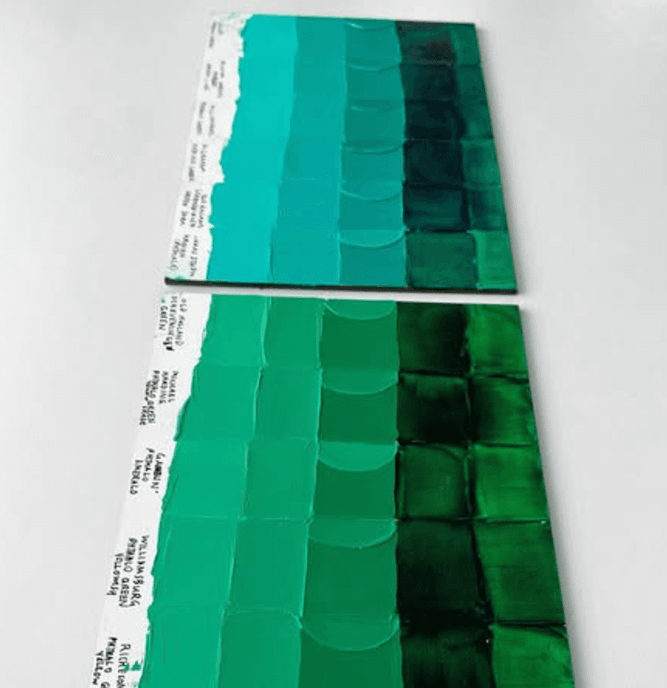 Phthalo Green Blue Shade vs Phthalo Green Yellow Shade
