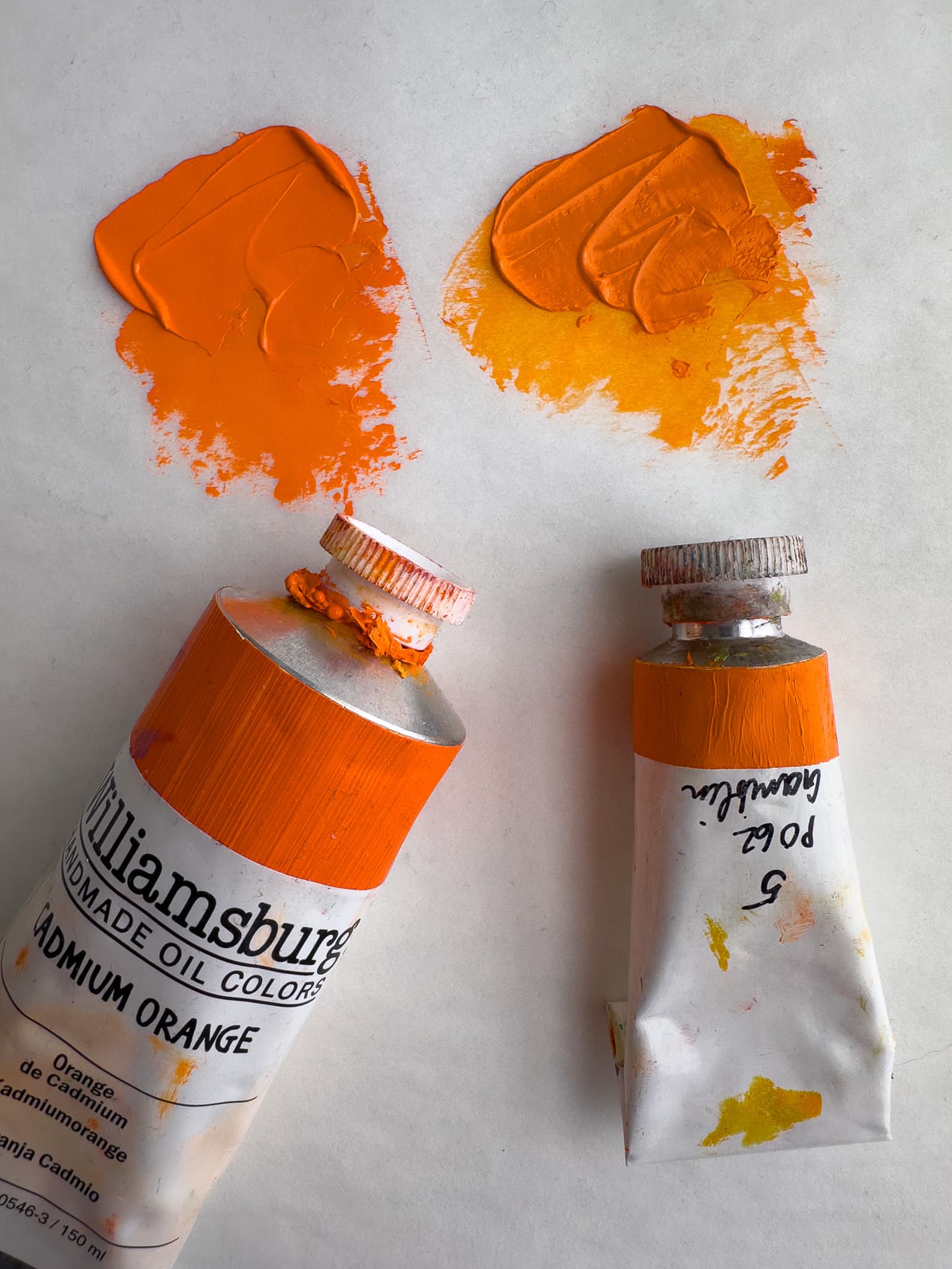 Cadmium Orange vs. Benzimidazolone Orange