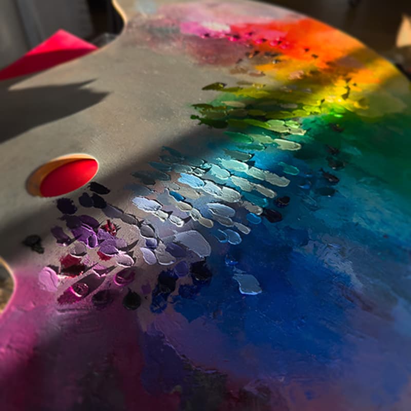 Plein Air Palette Preparation