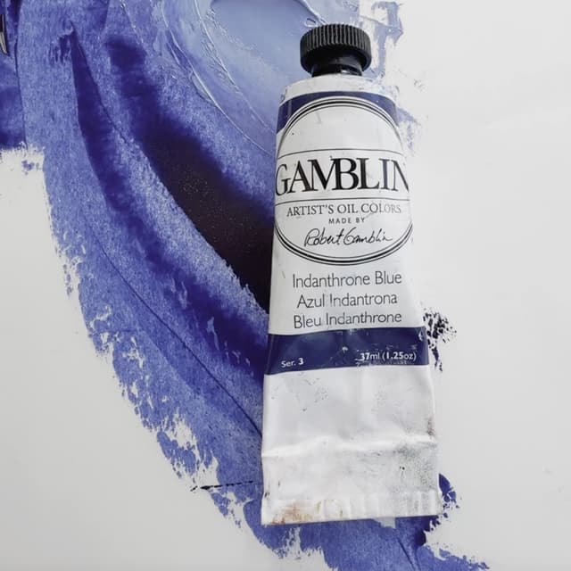 Gamblin Indanthrone Blue 3