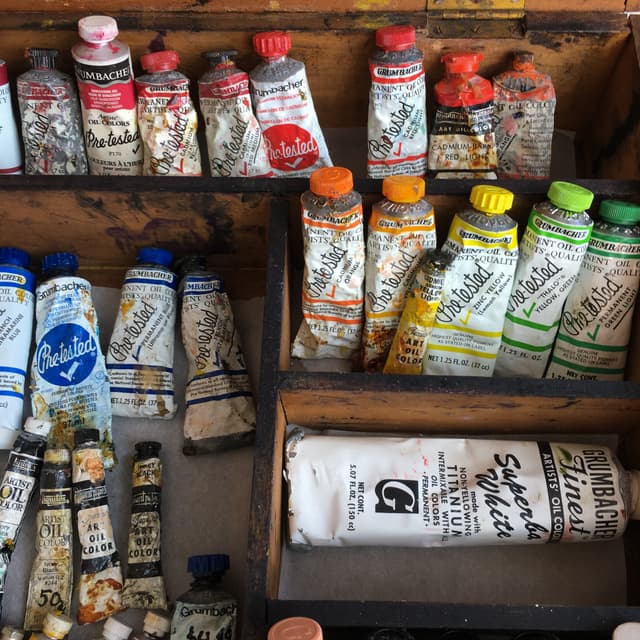 Historical Paints which can still be found in many paintboxes 1