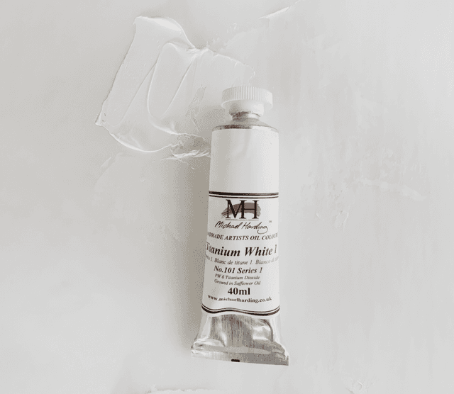 Michael Harding Titanium White in Safflower Oil 3